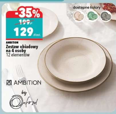 AMBITION Zestaw obiadowy na 4 osoby