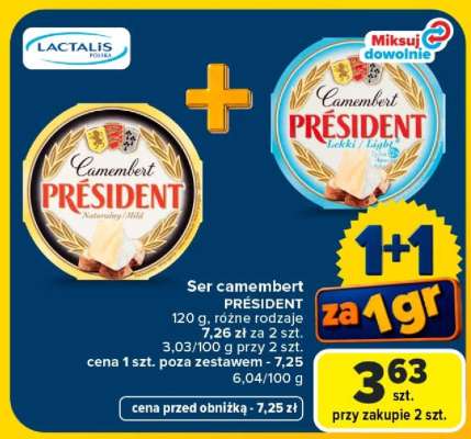 Ser Camembert Président