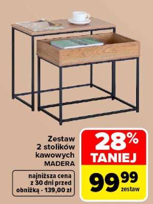 Zestaw 2 stolików kawowych