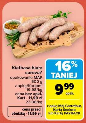 Kiełbasa biała surowa