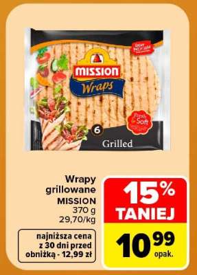 Wrapy grillowane MISSION
