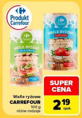 Wafle ryzowe Carrefour