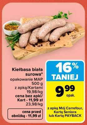 Kiełbasa biała surowa
