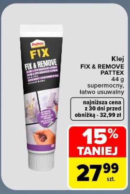 Klej FIX & REMOVE PATTEX