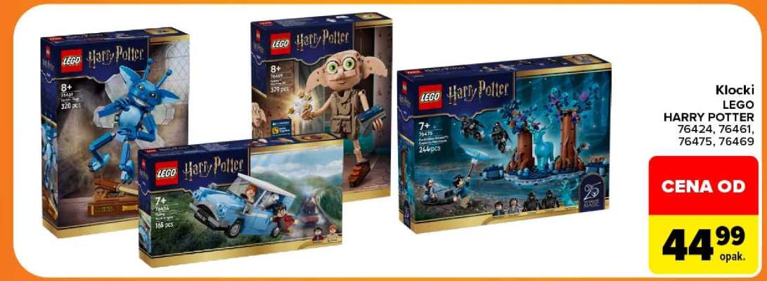 Klocki LEGO HARRY POTTER 76424, 76461, 76475, 76469