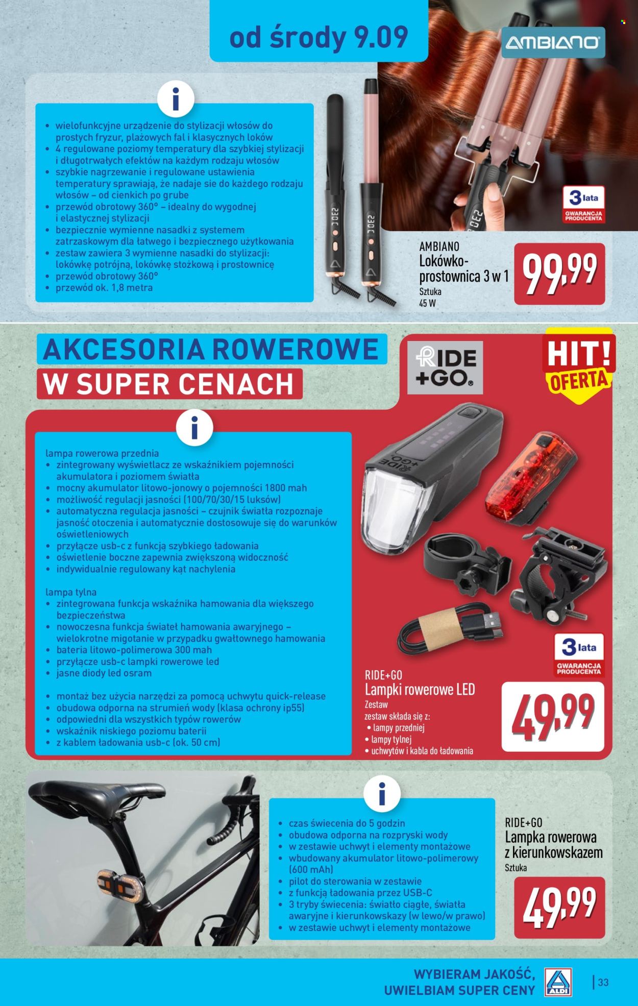 Gazetka ALDI - 7.9.2026. - 12.9.2026.. Strona 33