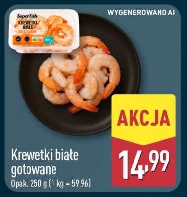 SUPERFISH Krewetki białe gotowane