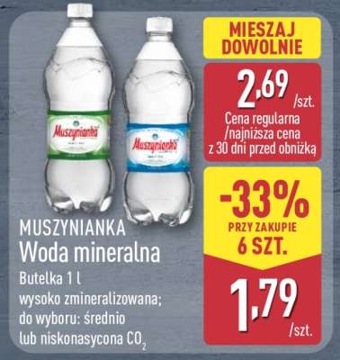 MUSZYNIANKA Woda mineralna