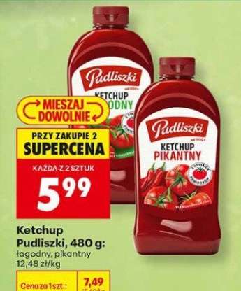 Ketchup Pudliszki, 480 g