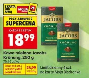 Kawa mielona Jacobs Krönung, 250 g