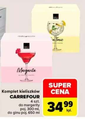 Komplet kieliszków CARREFOUR