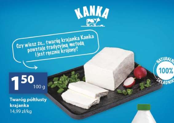 Twaróg półtłusty – krajanka