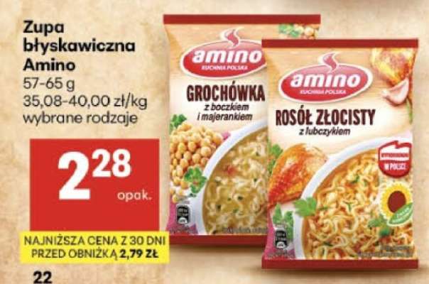 Zupa błyskawiczna Amino