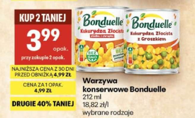 Warzywa konserwowe BONDUELLE