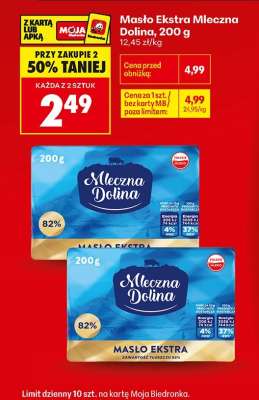 Masło Ekstra Mleczna Dolina 200 g