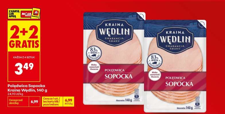 Polędwica Sopocka Kraina Wędlin 140 g