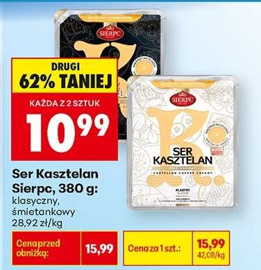 Ser Kasztelan Sierpc, 380 g