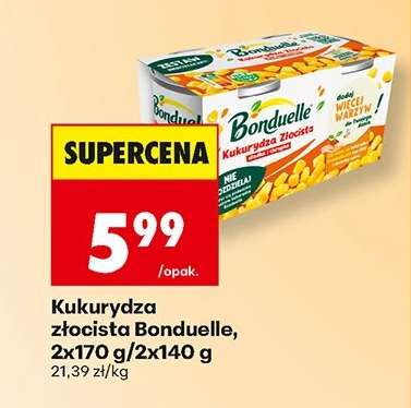 Kukurydza złocista Bonduelle, 2x170 g/ 2x140 g