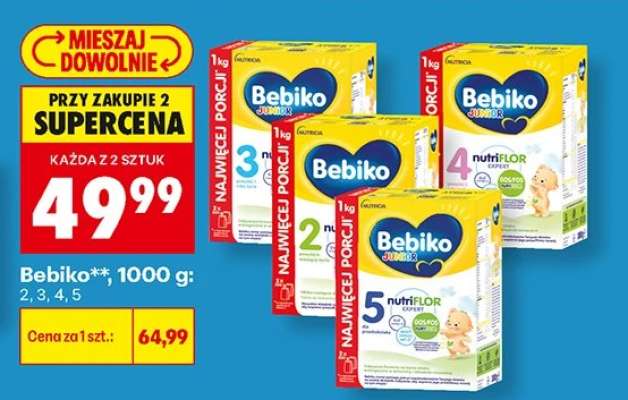 Bebiko**, 1000 g: 2, 3, 4, 5