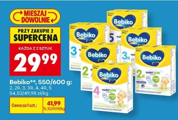 Bebiko** 550/600 g: 2, 2R, 3, 3R, 4, 4R, 5