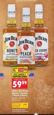 Likier Jim Beam Honey / Peach / Black Cherry