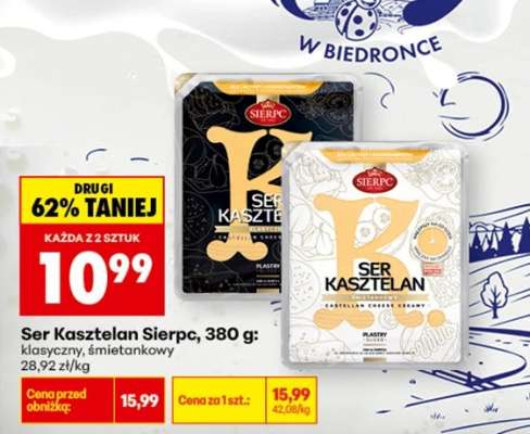 Ser Kasztelan Sierpc, 380 g
