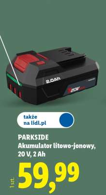 PARKSIDE Akumulator litowo-jonowy 20 V, 2 Ah