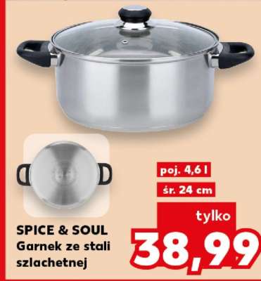 SPICE & SOUL Garnek ze stali szlachetnej
