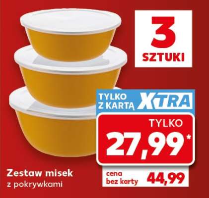 Zestaw misek z pokrywkami