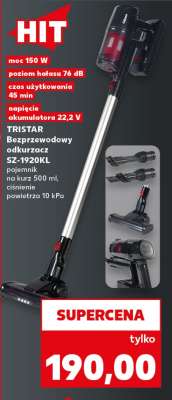 TRISTAR Bezprzewodowy odkurzacz SZ-1920KL