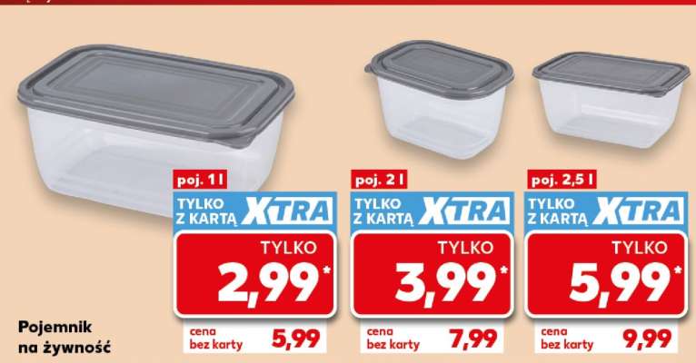 Pojemnik na żywność