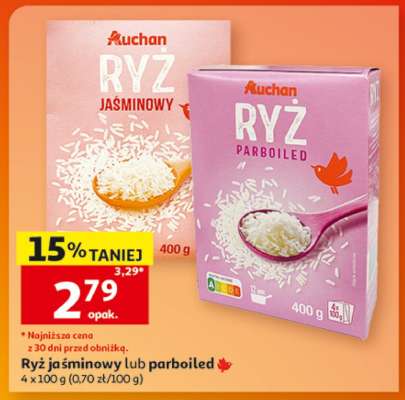 Auchan RYŻ jaśminowy lub parboiled