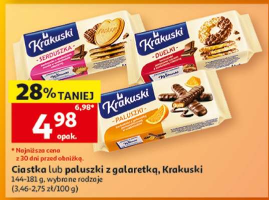 Ciastka lub paluszki z galaretką, Krakuski