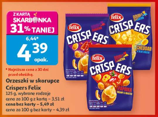 Orzeszki w skorupce Crispers Felix