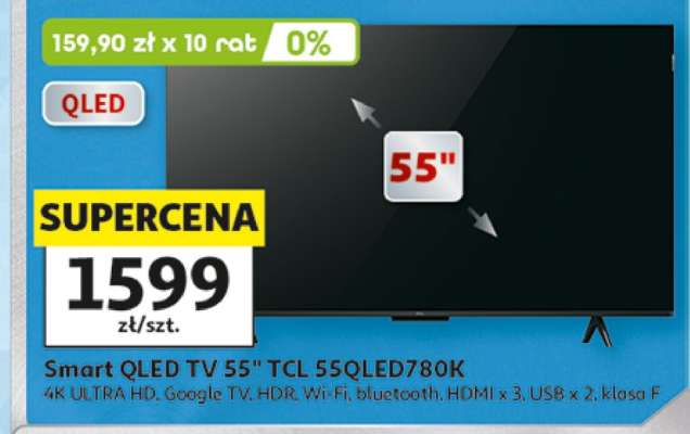 Smart QLED TV 55" TCL 55QLED780K
