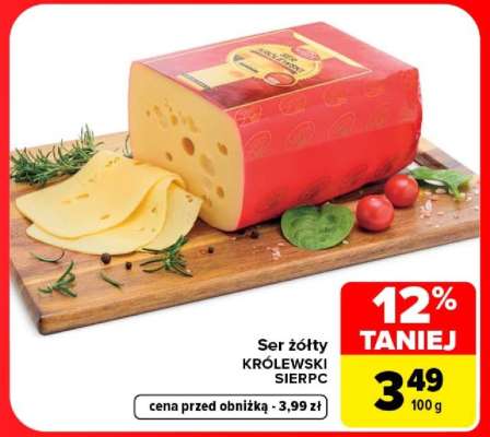 Ser żółty KRÓLEWSKI SIERPC
