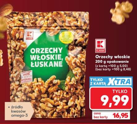 Orzechy włoskie łuskane