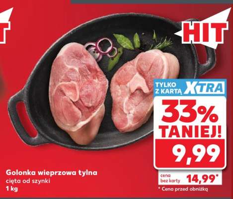 Golonka wieprzowa tylna cięta od szynki 1 kg