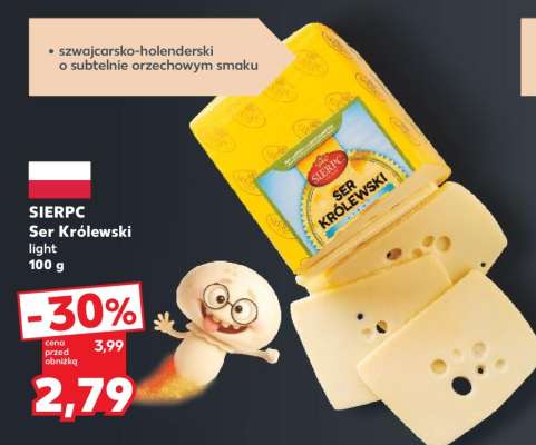 SIERPC Ser Królewski light 100 g