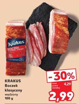 KRAKUS Boczek klasyczny wędzony 100 g