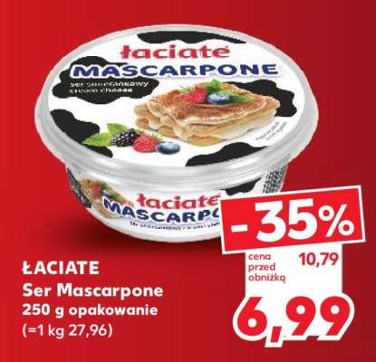 ŁACIATE Ser Mascarpone