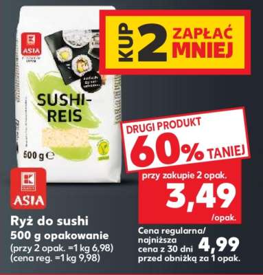 Ryż do sushi 500 g opakowanie