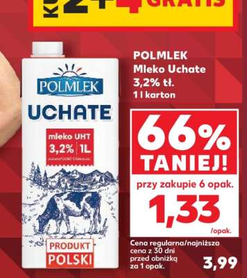 POLMLEK Mleko Uchate 3,2% tł.