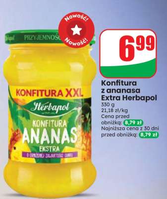Konfitura z ananasa Extra Herbapol