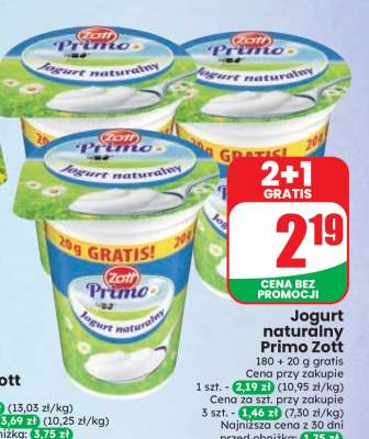 Jogurt naturalny PRIMO ZOTT