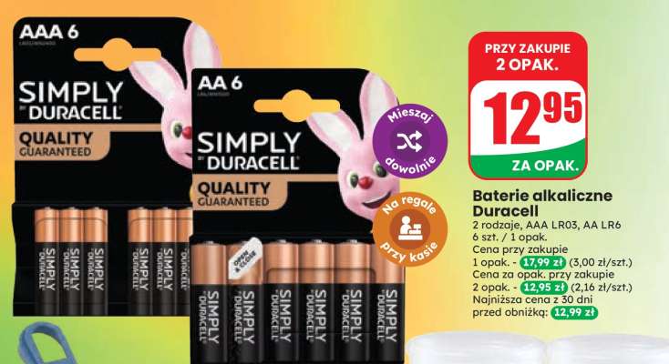 Baterie alkaliczne Duracell
