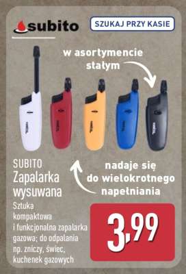 SUBITO Zapalarka wysuwana