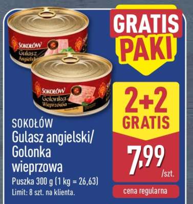 SOKOŁÓW Gulasz angielski/Golonka wieprzowa