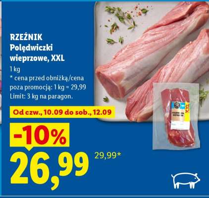 Rzeźnik Polędwiczki wieprzowe, XXL