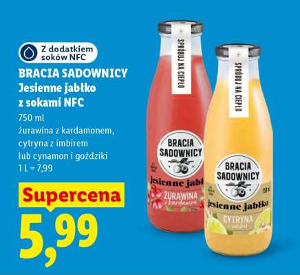 BRACIA SADOWNICY Jesienne jabłko z sokami NFC
